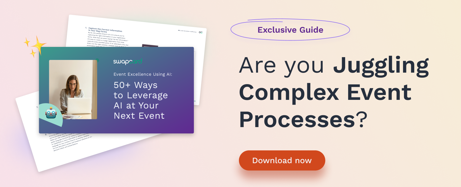 Swapcard_10 AI Strategies for Effortless Event Planning_Ebook Event Excellence Using AI