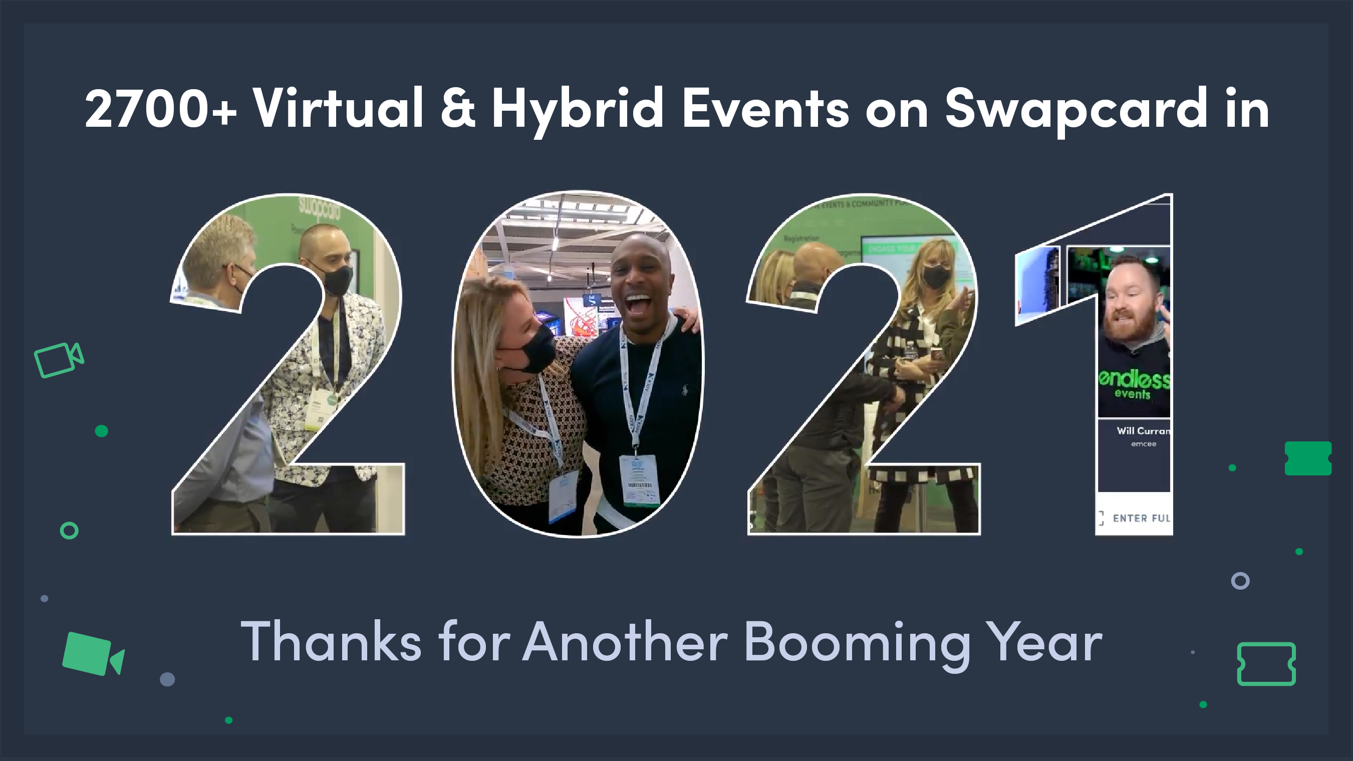 2700+ Virtual & Hybrid Events on Swapcard in 2021 - Thanks for Another Booming Year