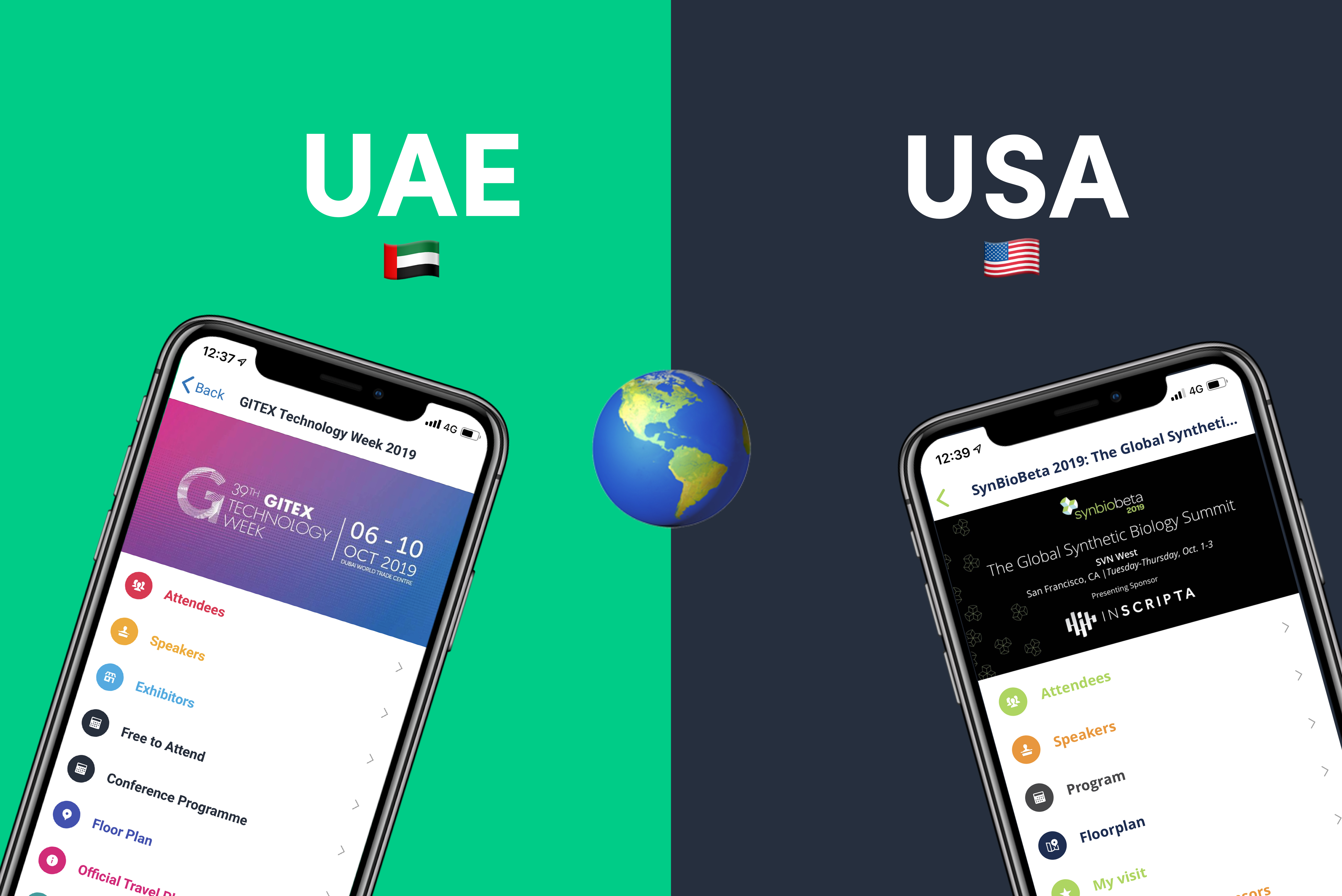 Event App Dubai & Seattle