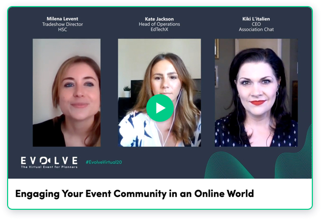 Community and Engagement in a Virtual World: An Event Case Study